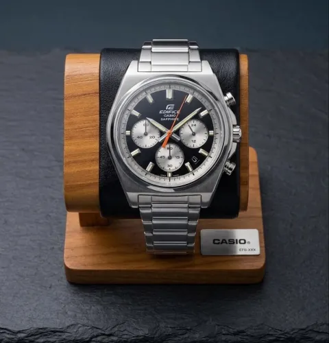 Relógio Casio Edifice Safira Preto Novo 