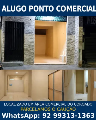 Ponto comercial.no coroado