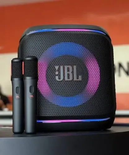 JBL Partybox Encore 2 com microfone 