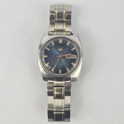 Relógio masculino relíquia seiko anos 70 modelo 1619 azul