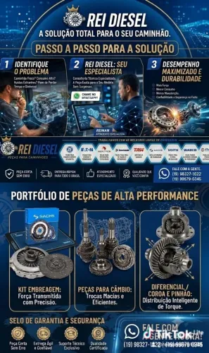 Linha completa de peças para seu caminhão! 