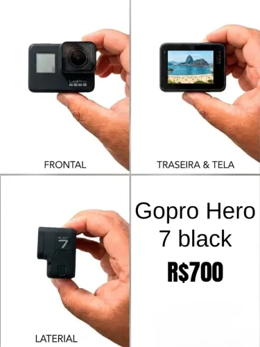 GoPro Hero 7 Black Original - excelente estado