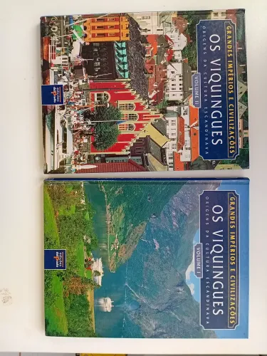2 livros Os Viquingues ( vikings) vols 1 e 2 - grandes impérios e civilizações