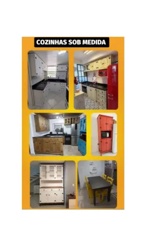 Cozinhas e móveis sob medida (rústicos em madeira maciça)