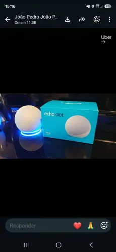 Vendo uma Alexa echo dot original última geração