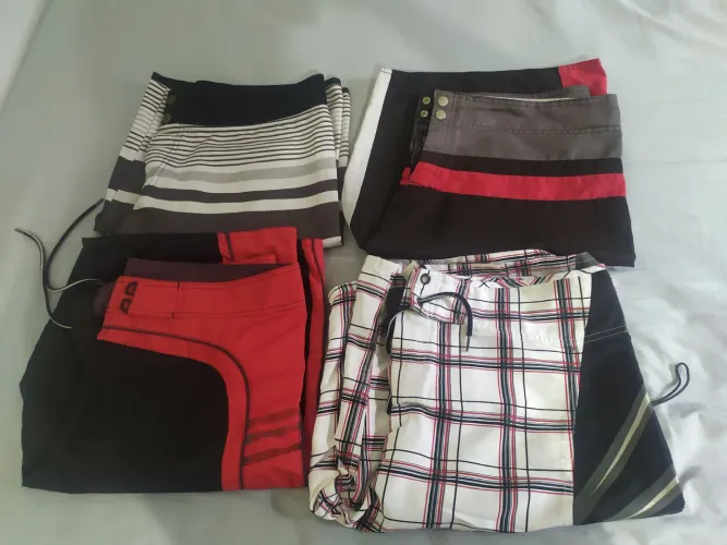 LOTE 4 BERMUDAS masculino marca C&A pouco usadas
