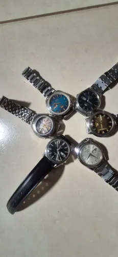 Lote relógios seiko oriet 