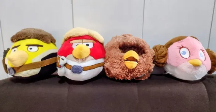 Lote de pelúcias Angry Birds Star Wars da DTC