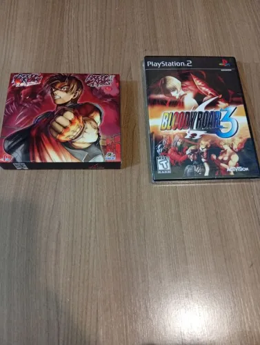 Coleção repro reprodução ps1 PS2 playstation box lacrado prensados bloody roar 1 2 e 3