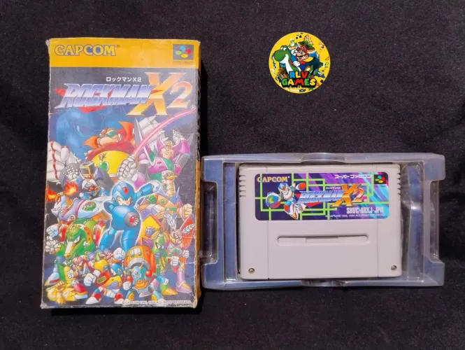 Cartucho Rockman X2 Original japonês