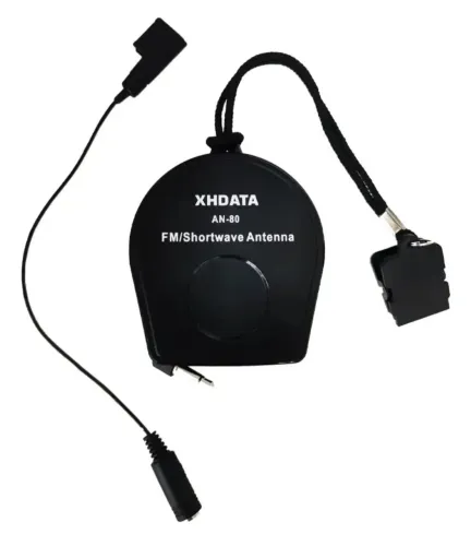 Antena Xhdata AN 80 para receptor de rádio Tecsun, Xhdata, Degen e outras marcas.
