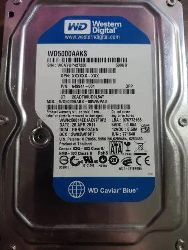 HD 3.5" 500GB
