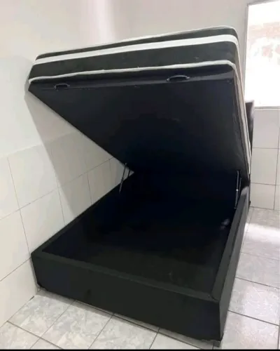 BASE BAU+COLCHÃO D33 NOVO DE FÁBRICA FRETE GRÁTIS PAGA SO NA ENTREGA