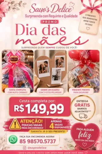 Cesta Café Dia das Mães 