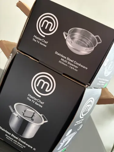 Caçarola alta + acessório de cozimento a vapor masterChef..