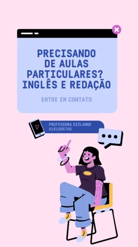 Aulas Particulares de Inglês/Redação