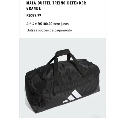 Mala Adidas gigante original com etiqueta