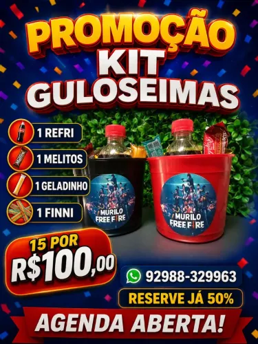 15 kit por 100