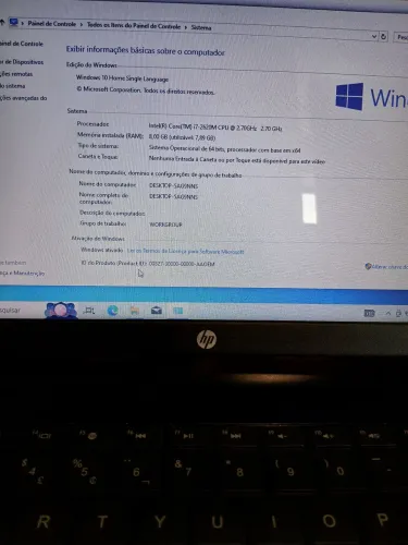 Notebook HP1000 i7 - 2620M