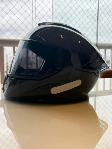 Capacete Norisk Viper Preto Fosco + 2 Viseiras Tam 58