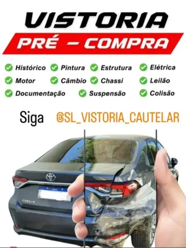 Vistoria pré compra de veículos e busca de carro para vc