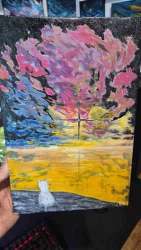 Pintura feita a mão
