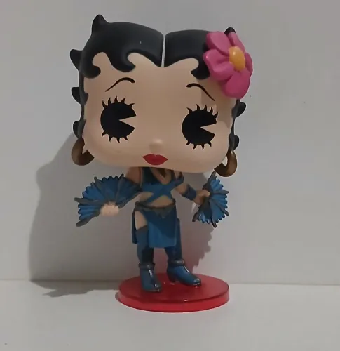 BONECA FUNKO POP BETTY BOOP CABEÇA SEREIA CORPO KITANA MORTAL KOMBAT CUSTOM COLADA NA BASE