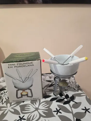 Mini Fondue de Porcelana