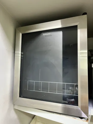 Frigobar Suggar 46 Litros Inox Porta Vidro - Sem Led - Gelando Muito