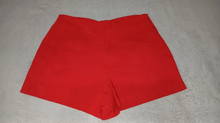 Short Renner M - tecido vermelho