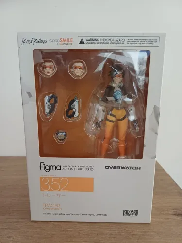Tracer Overwatch Figma original - Figma 352 Goodsmile Max Factory action figure