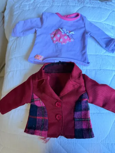 Conjunto de roupinha bonecas Our Generation/American Girl