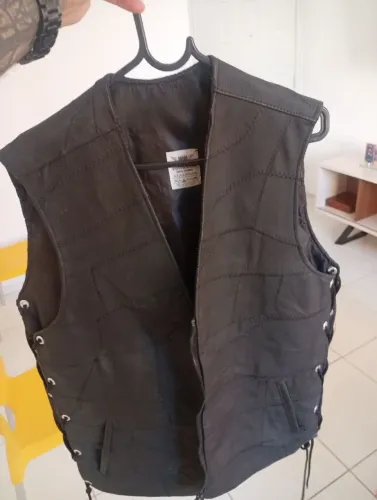 Jaqueta couro moto tamanho m