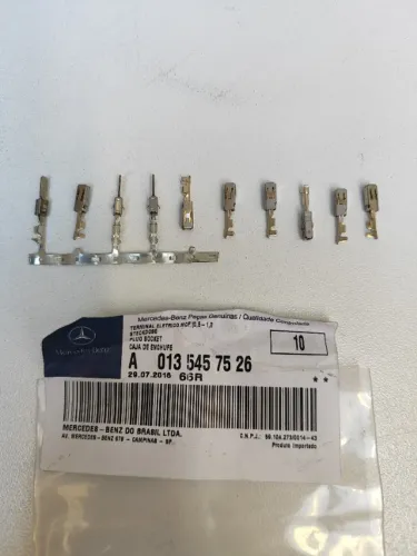 Kit 10 Terminais MCP Original Mercedes Caminhões - A 013 545 75 26