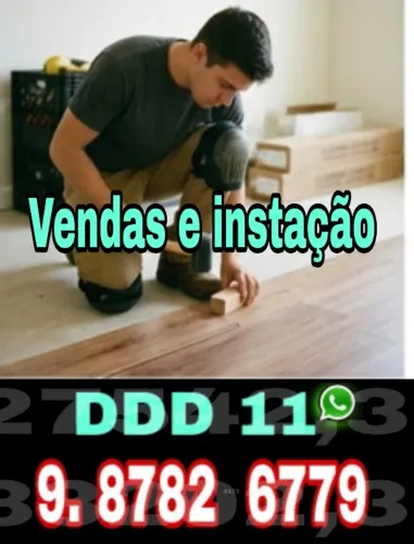 Piso Laminado - Vendemos e Instalamos cobro barato
