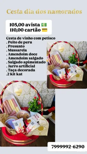 Cesta dia dos namorados 