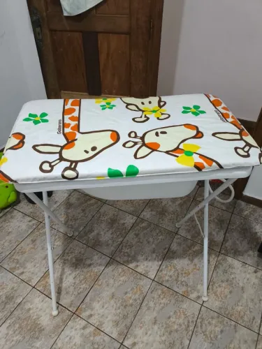 Banheira com trocador 