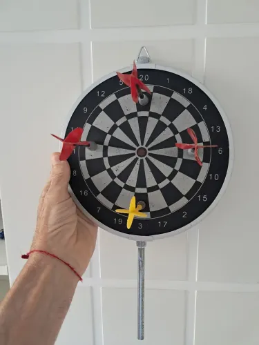 Jogo de dardos magnéticos com alvo profissional 