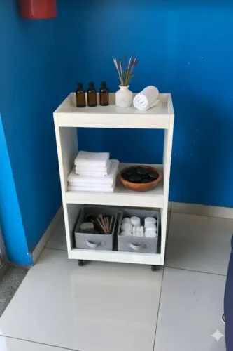 Carrinho auxiliar Branco 