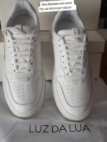 Tenis feminino luz da lua,,,números nas fotos  Preço 350,00 reais 