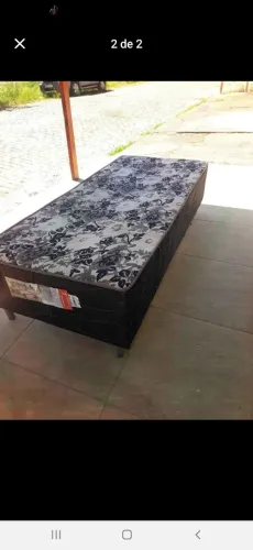 250,00 CAMA BOX DE SOLTEIRO COM FRETE GRÁTIS