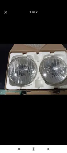 Farol lente lisa para opala/caravan