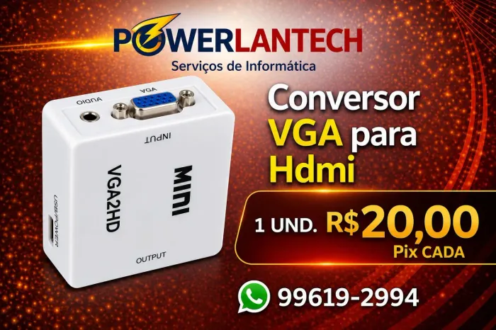 Conversor Vga para Hdmi