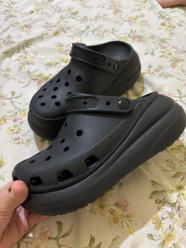 CROCS Classic Crush Clog preta platform Original NOVA