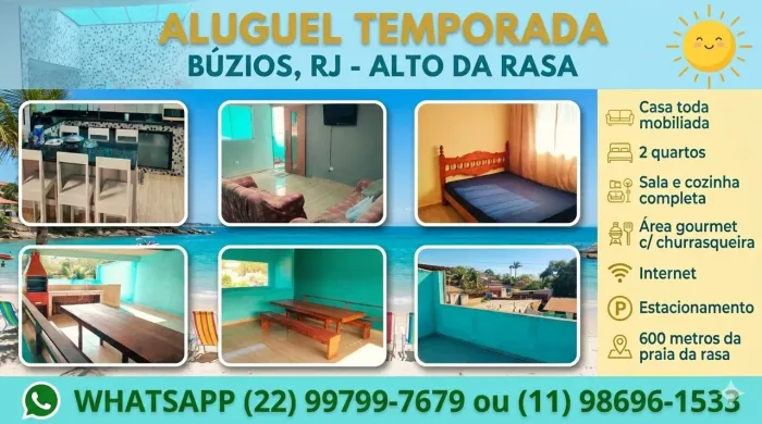 Casa temporada, alto da rasa