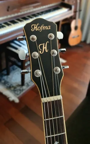 Violão HOFMA Elétrico com Braço Fino