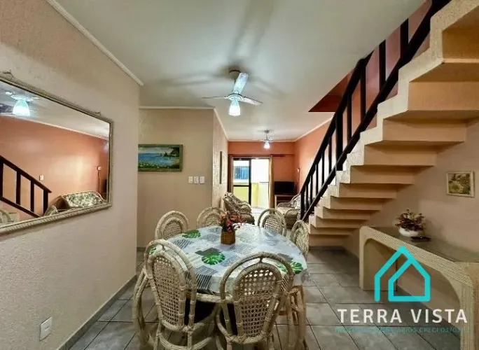 Oportunidade Cobertura Duplex a venda com 3 dormitórios a poucos metros da Praia Grande Ub