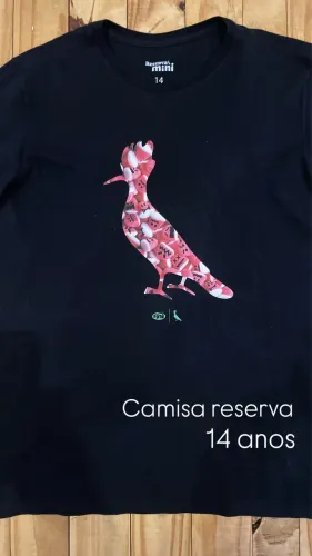 Camisa da reserva infantil 14 anos