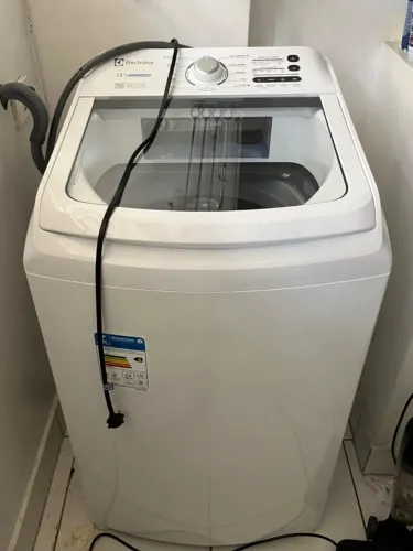 Máquina De Lavar 13kg Electrolux Cesto Inox, Jet&clean Led13 Cor Branco