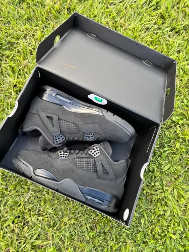 tênis nike air jordan 4 black cat 
